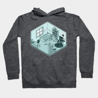 Charlie Spring - Heartstopper - isometric bedroom Hoodie